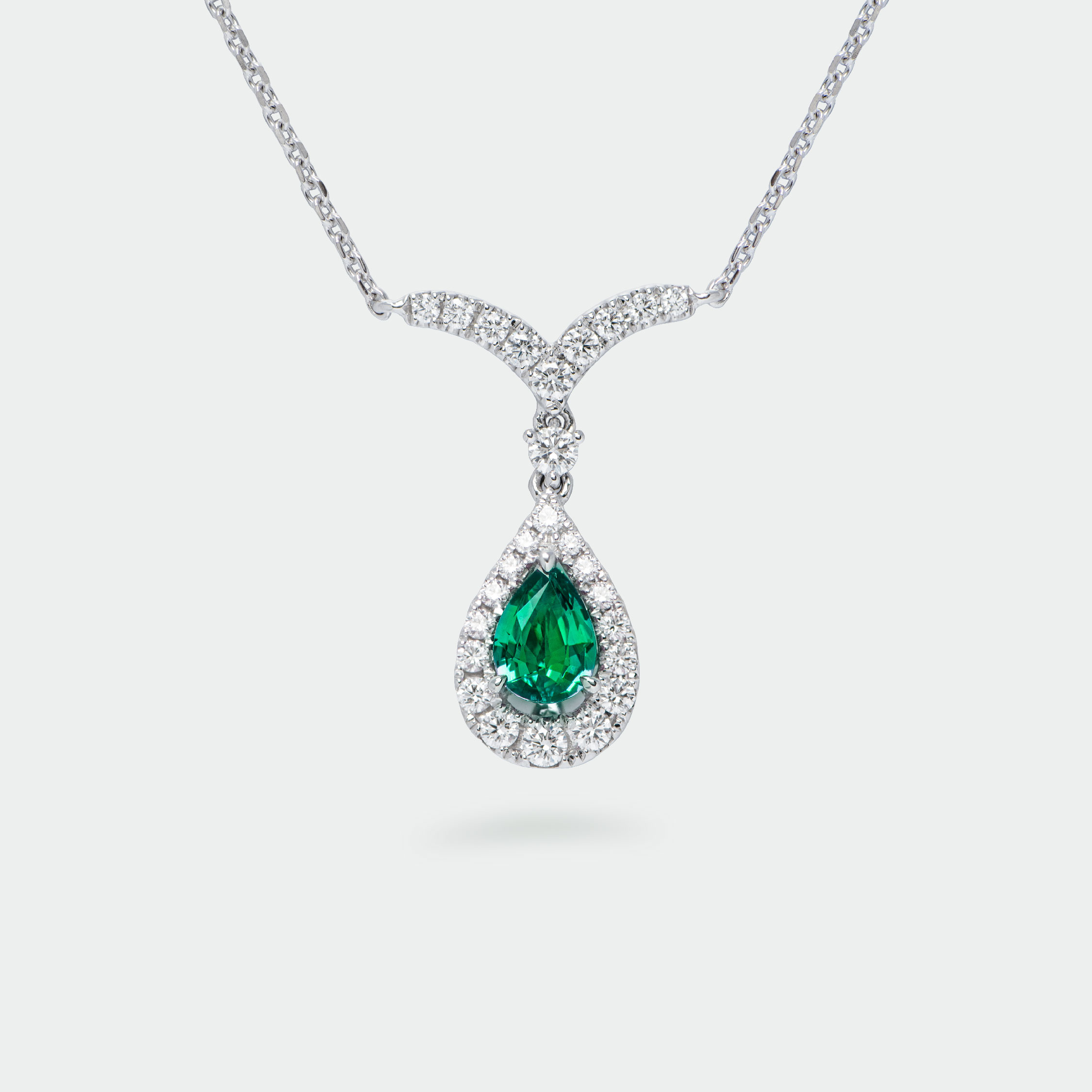 Candy Drops Emerald Necklace